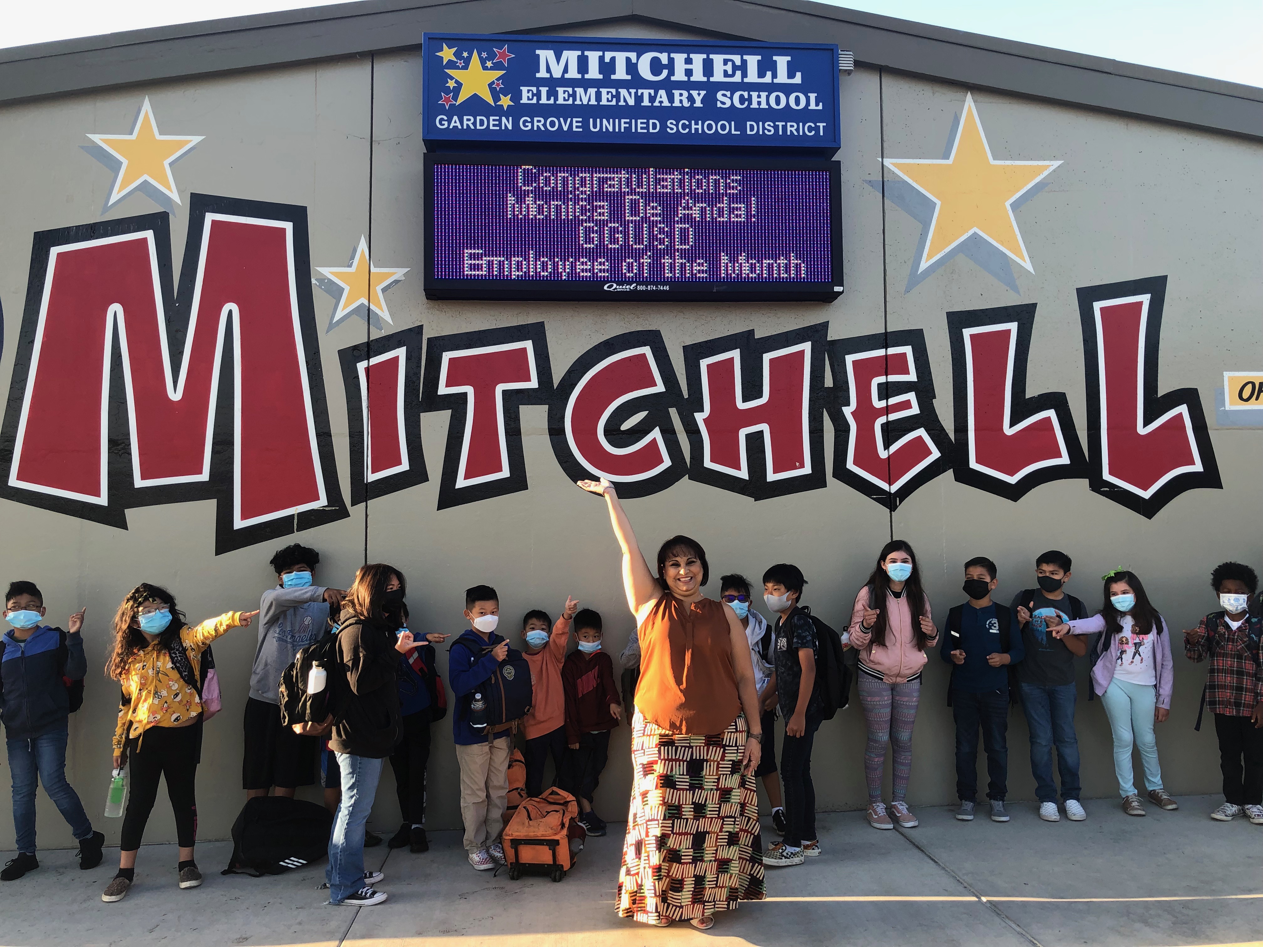 Monica is Employee of the Month!