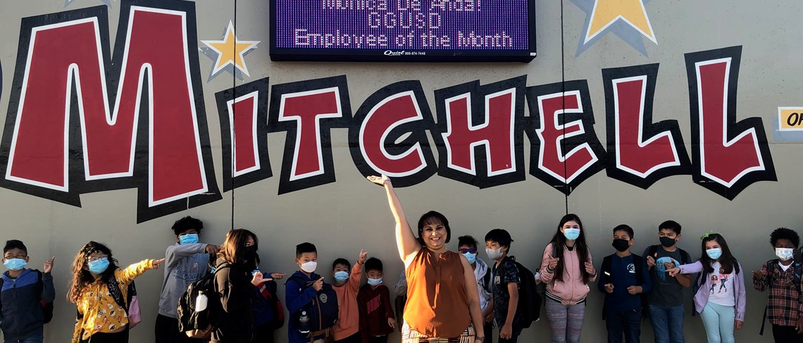 Monica is Employee of the Month!